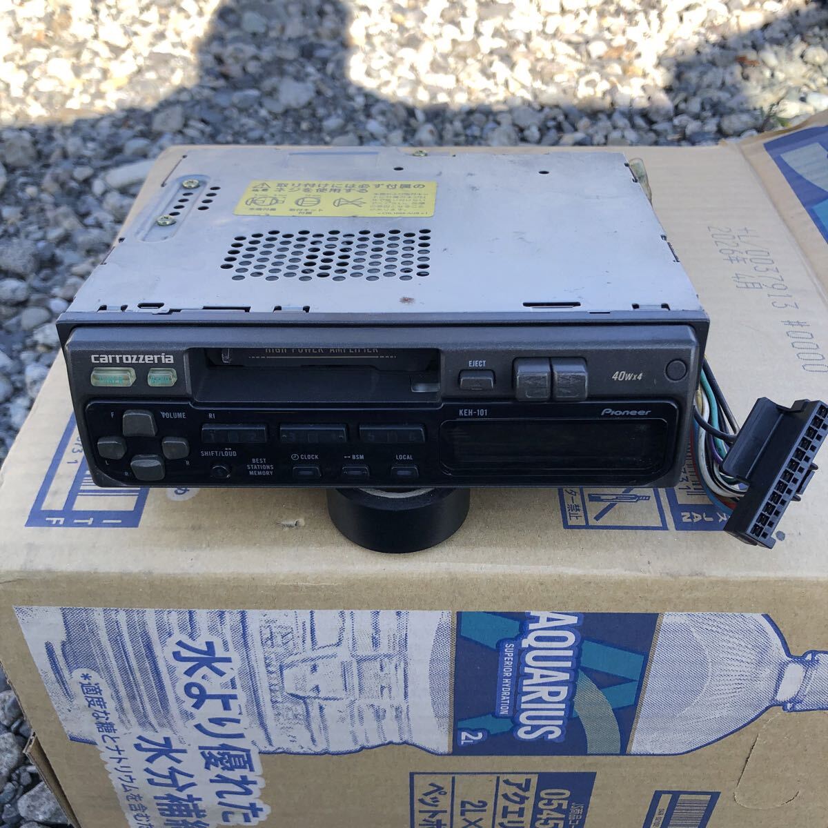 希少carrozzeria KEH-770 カーオーディオコンポーネント他セット