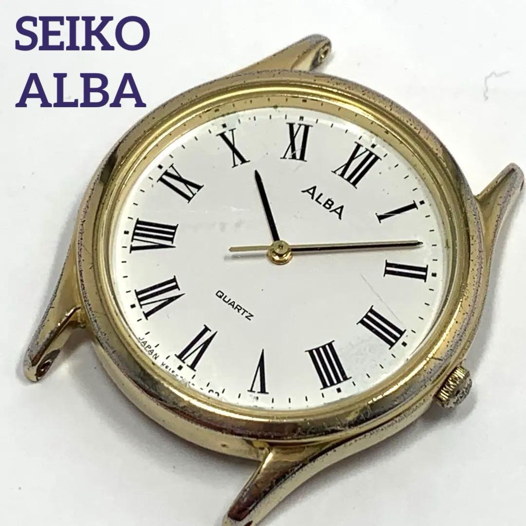 メンズ 新品電池/SEIKO DOLCE 5E31-6E60 メンズ 腕時計 ローマン