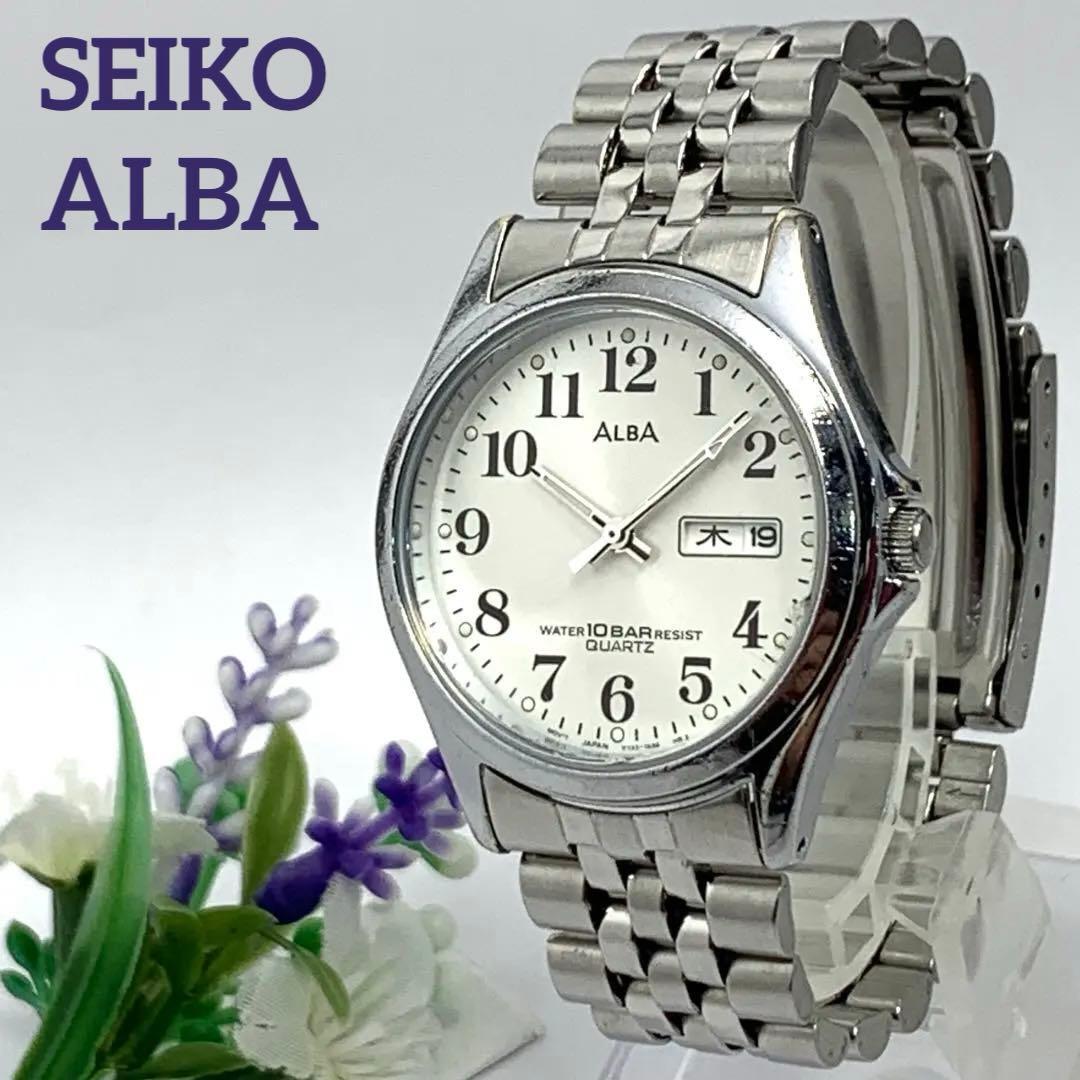 電池交換済 セイコー アルバ 渡辺力 コレクション ALBA 7N01-8A30 RIKI 