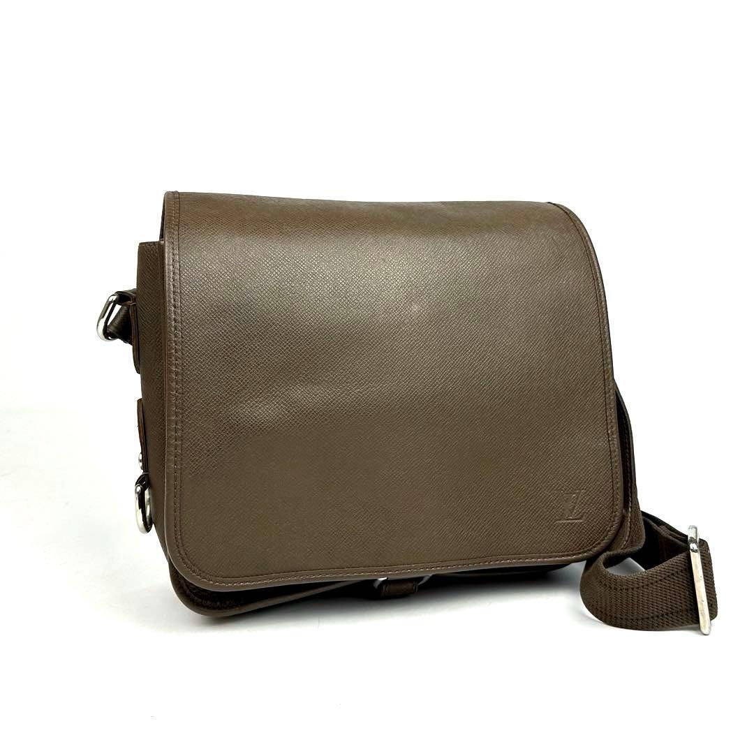 美品】LOUIS VUITTON ルイヴィトン タイガ ロマンMM グリズリ M32678 