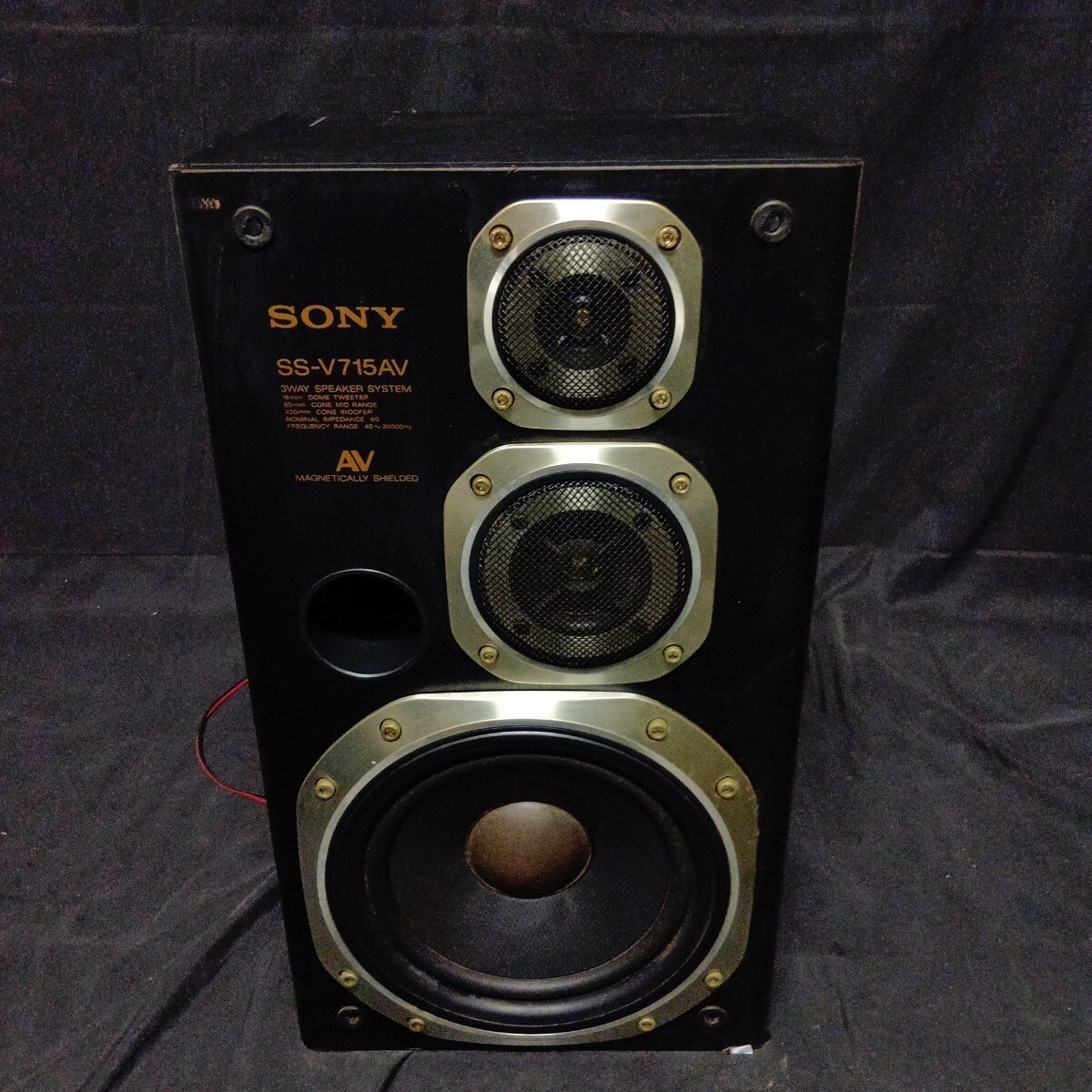 SONY SS-V715AV スピーカー ペア サランネット付き SONY SS-V715AV