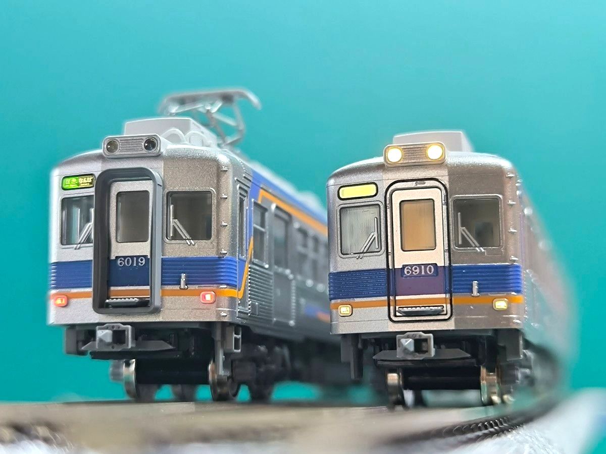 南海6000系 冷房改造車 2両セット 南海電鉄 鉄道模型 未使用(Nゲージ化