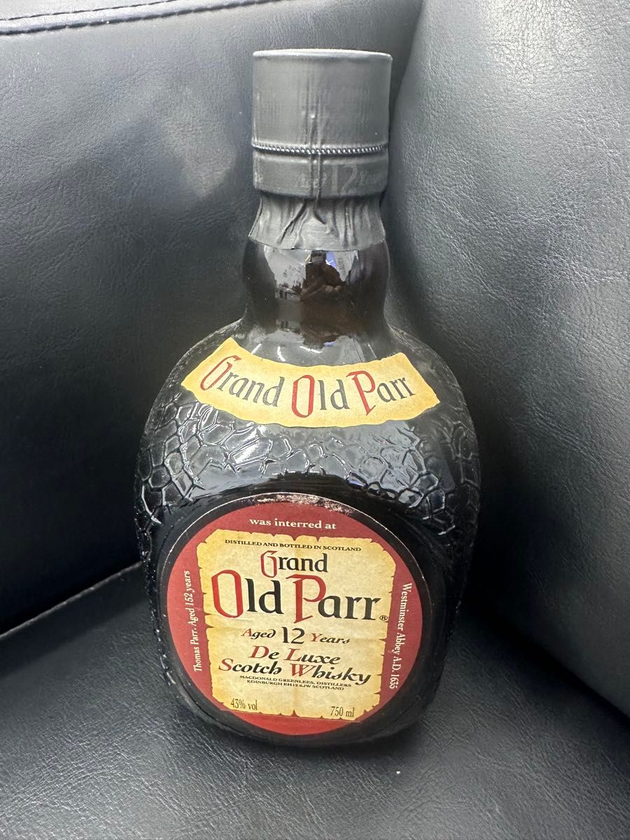 Grand Old Parr グランドオールドパー 18年 750ml 空瓶3本セット