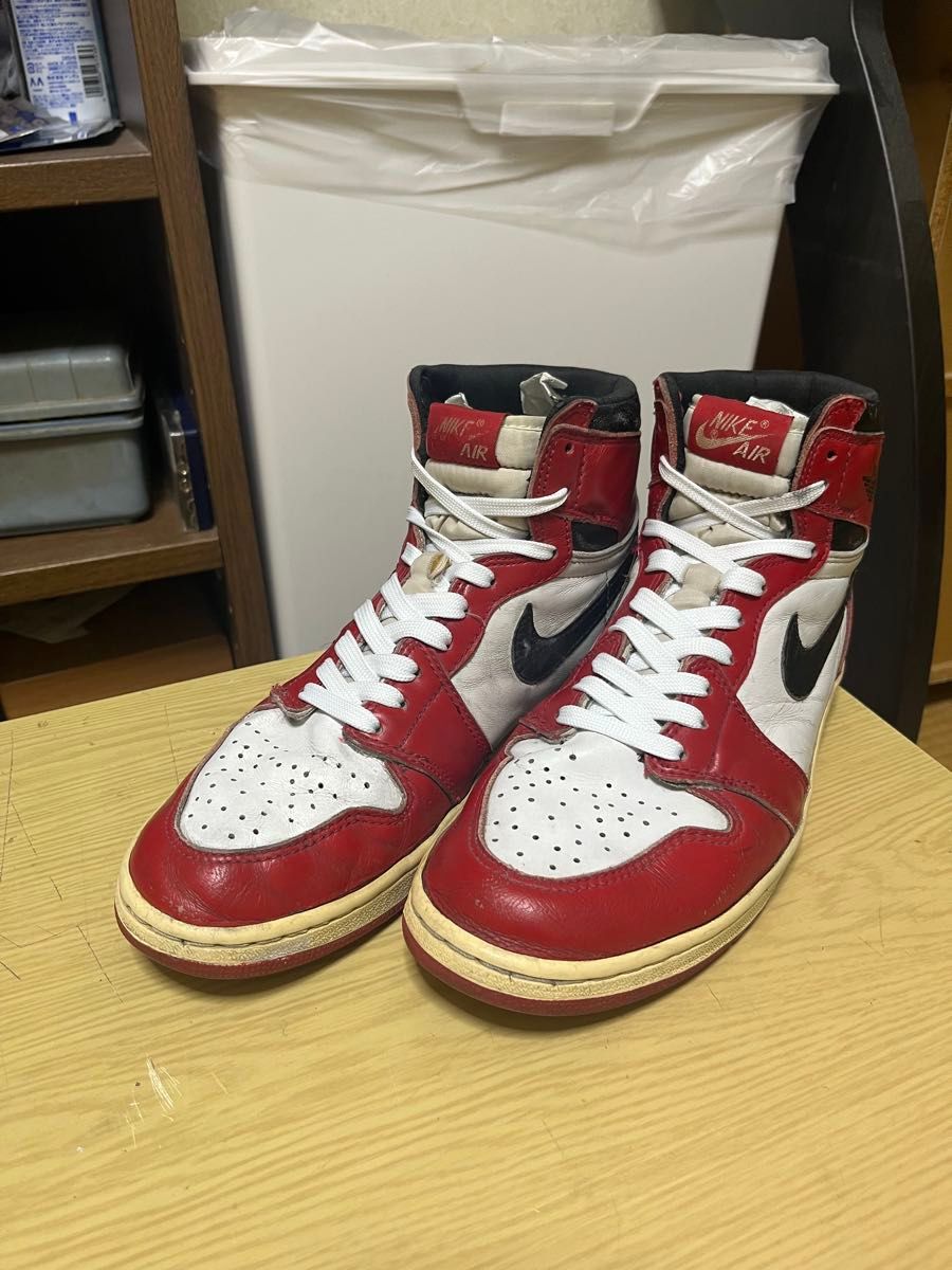 NIKE AIR JORDAN 1 RETRO HIGH OG シカゴカラー スニーカー 27cm