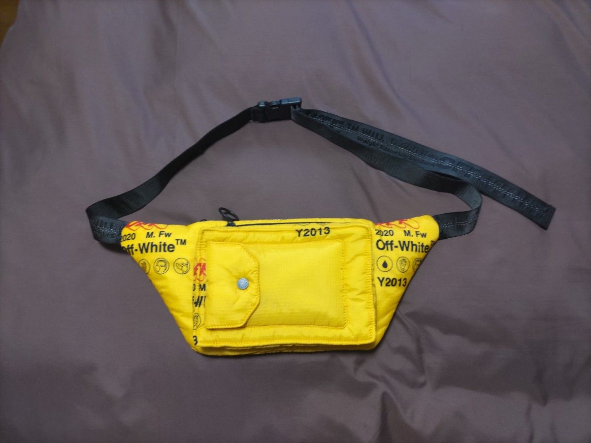 OFF-WHITE オフホワイト ショルダーバッグ ブラック イエロー | Shop 