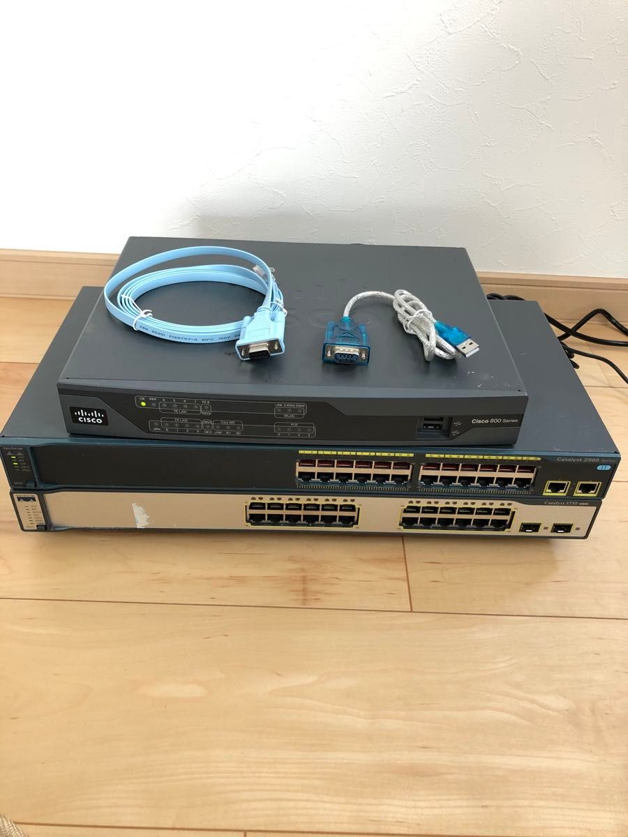 CCNA、CCNP】静音セット 2台セットCisco 891FJ、2960 | Shop at
