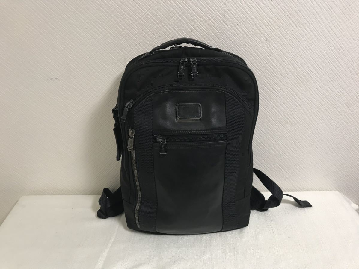 tumi レザー バックパック