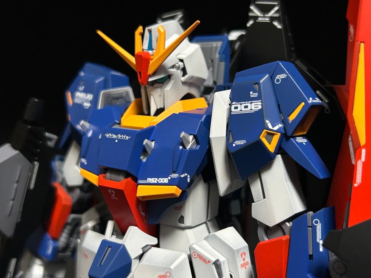 MGリックディアスクワトロ機 キャンディーグラデーション塗装完成品