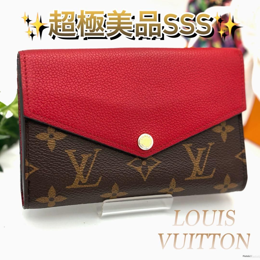 鑑定済 ルイヴィトンモノグラム お買得 Wホック財布 コンパクト財布