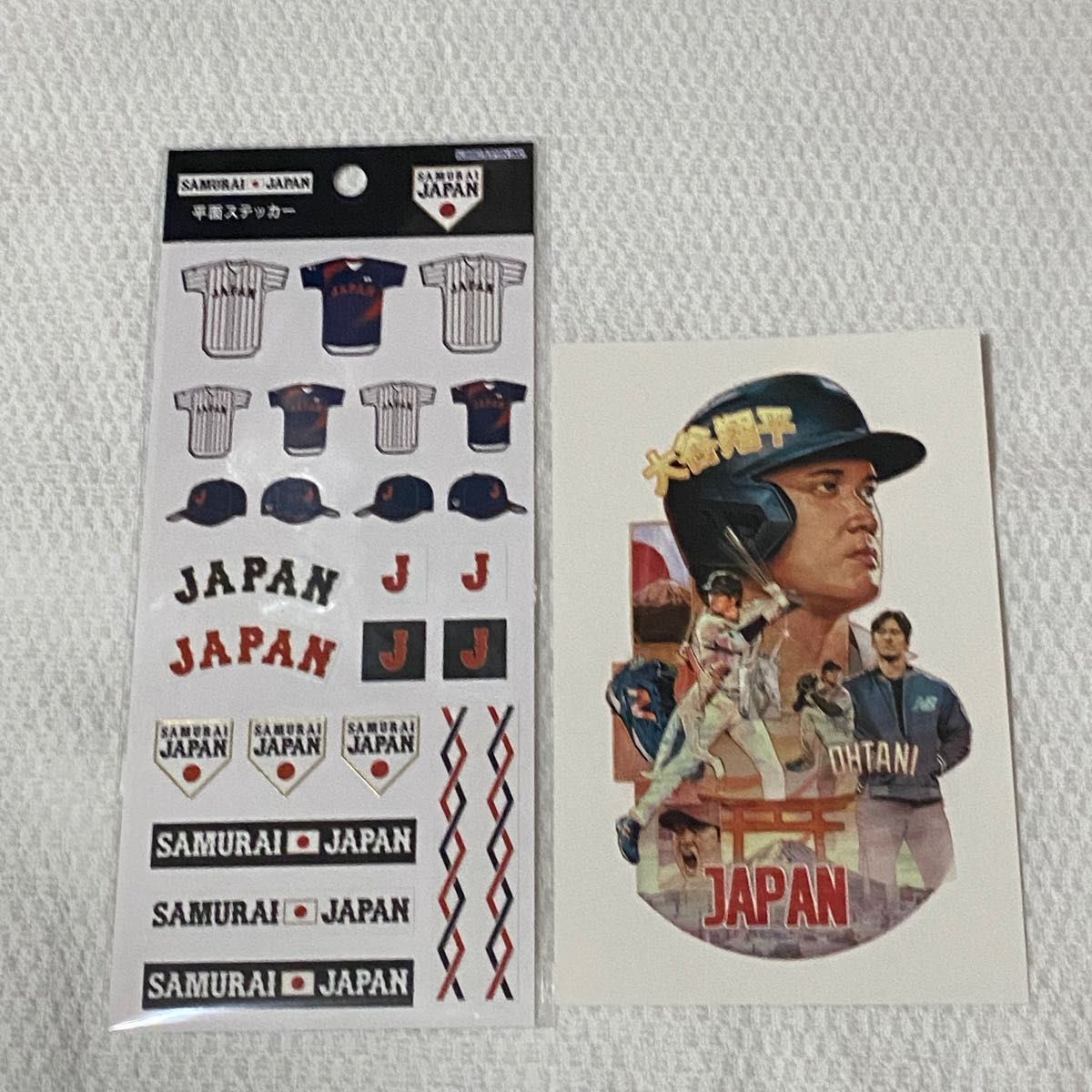 正規品 プチドロップステッカー 侍ジャパン wbc シール 大谷翔平