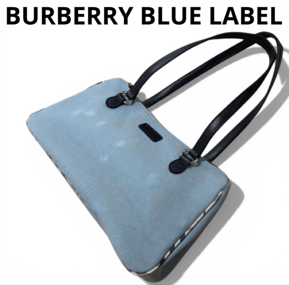BLUE BURBERRY ブルーレーベル バーバリー LABEL ハンドバッグ トート