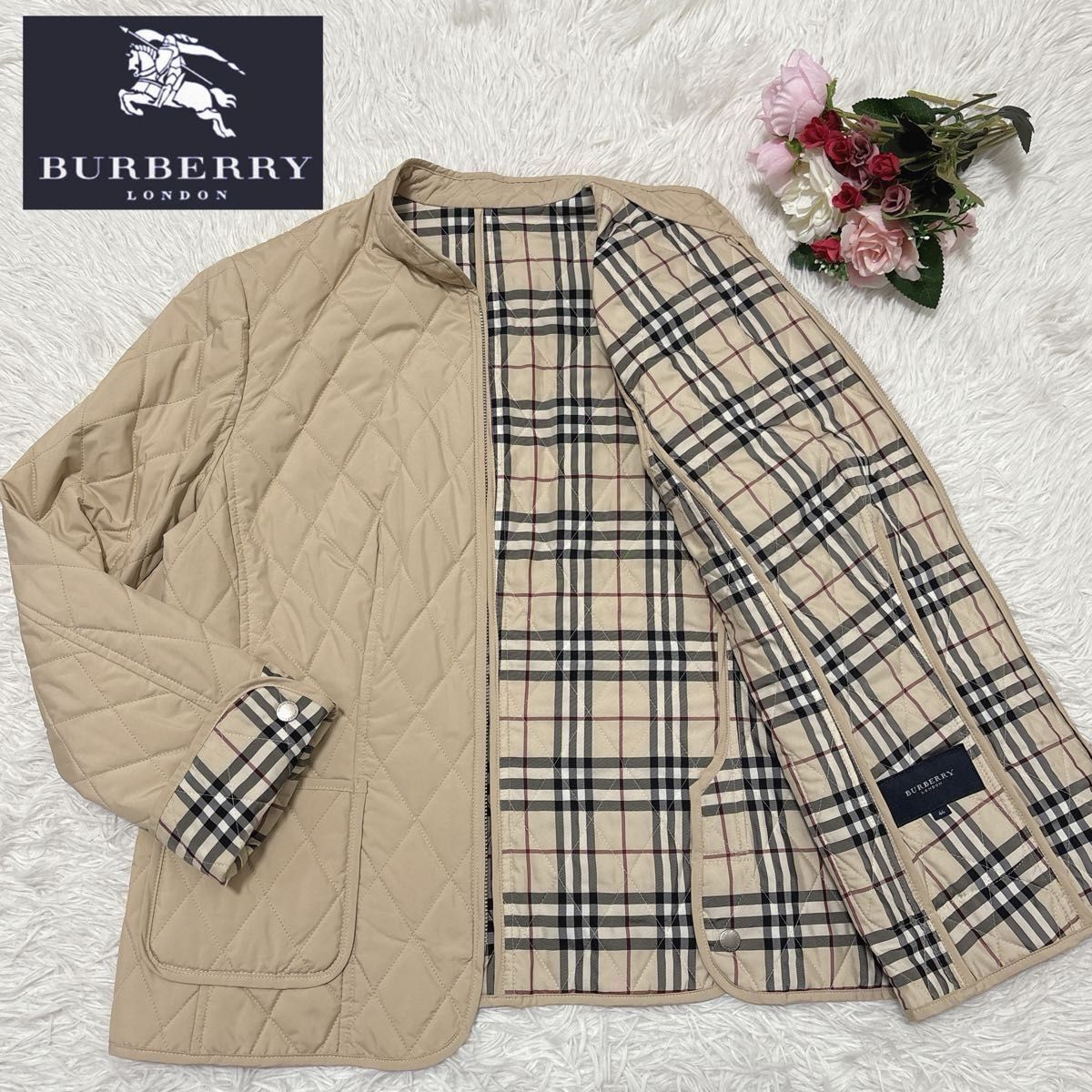 BURBERRY LONDON デニムジャケット UK8 M ノバチェック バーバリー