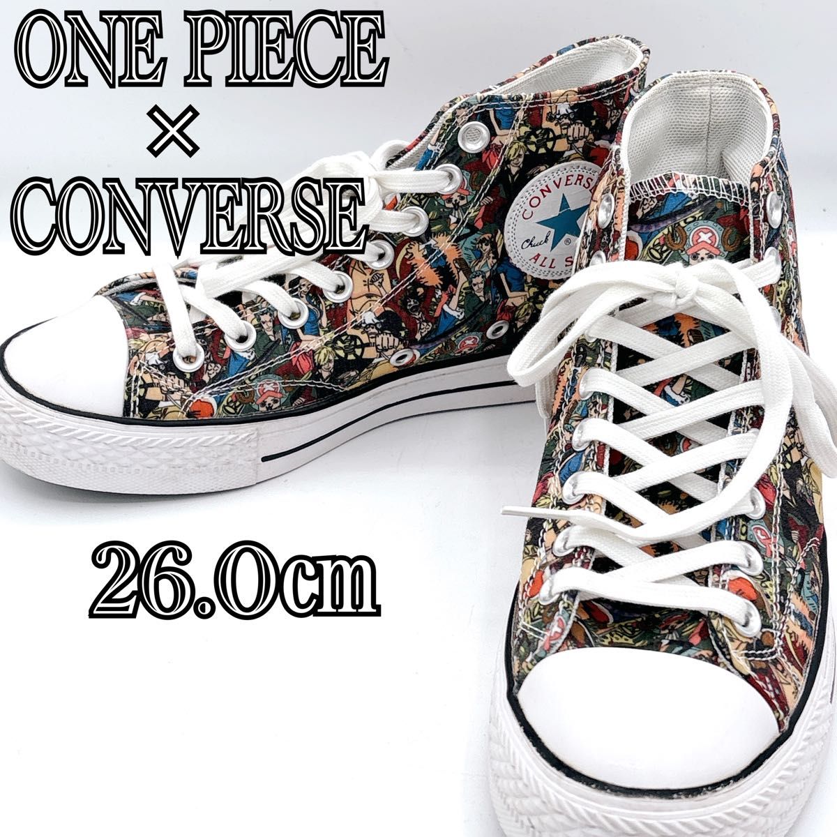 CONVERSE ALL STAR コミック柄 ハイカットスニーカー マルチカラー