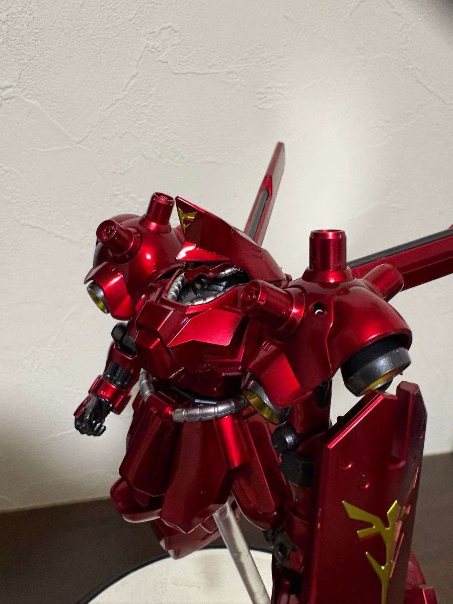 MGリックディアスクワトロ機 キャンディーグラデーション塗装完成品