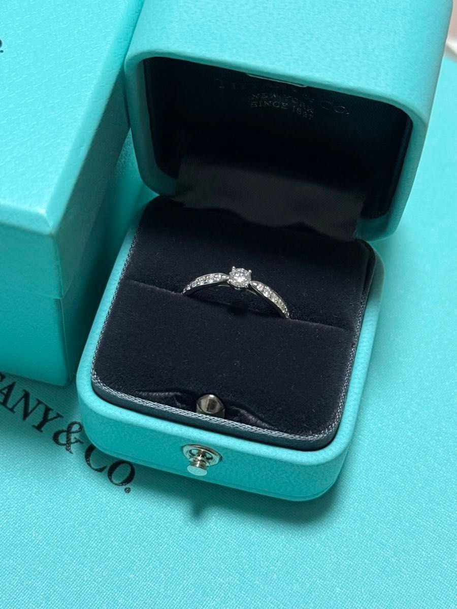 44101 ☆Tiffany&Co.☆ ハーモニー エンゲージリング Pt950 定価68万