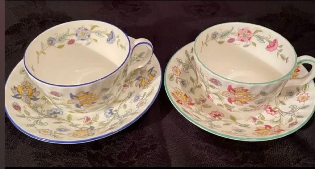 ノリタケ スタジオコレクション 9849 花柄 ティーセット ポット&カップ