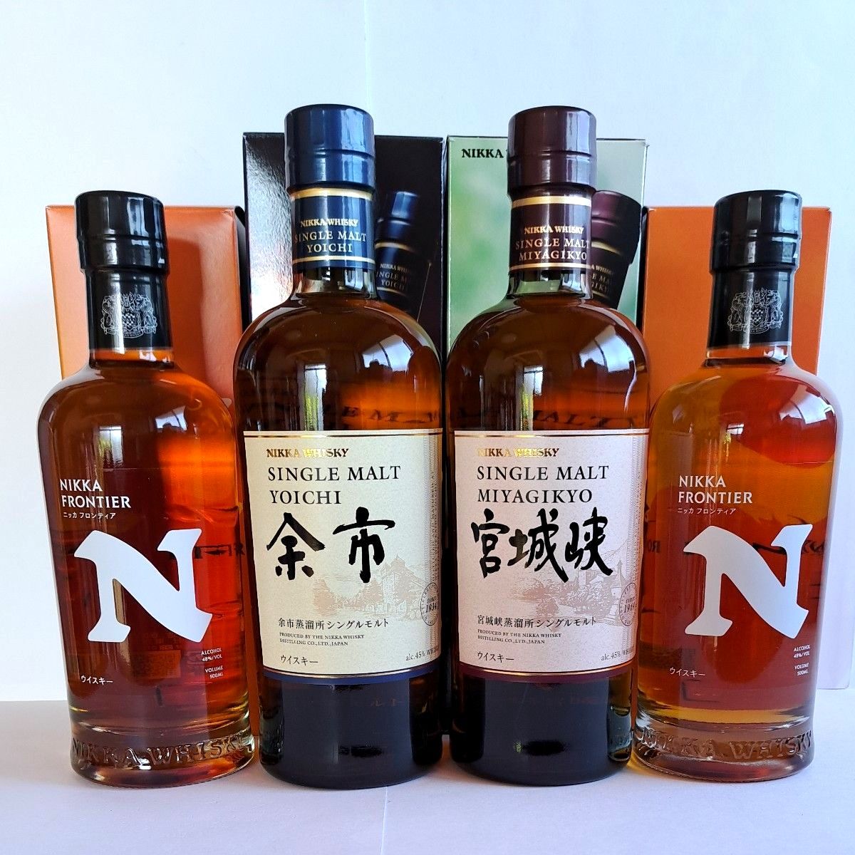 竹鶴　700ml×1本、フロンティア　500ml×1本　新品未開封品 竹鶴 700ml×1本、フロンティア 500ml×1本 新品未開封品 竹