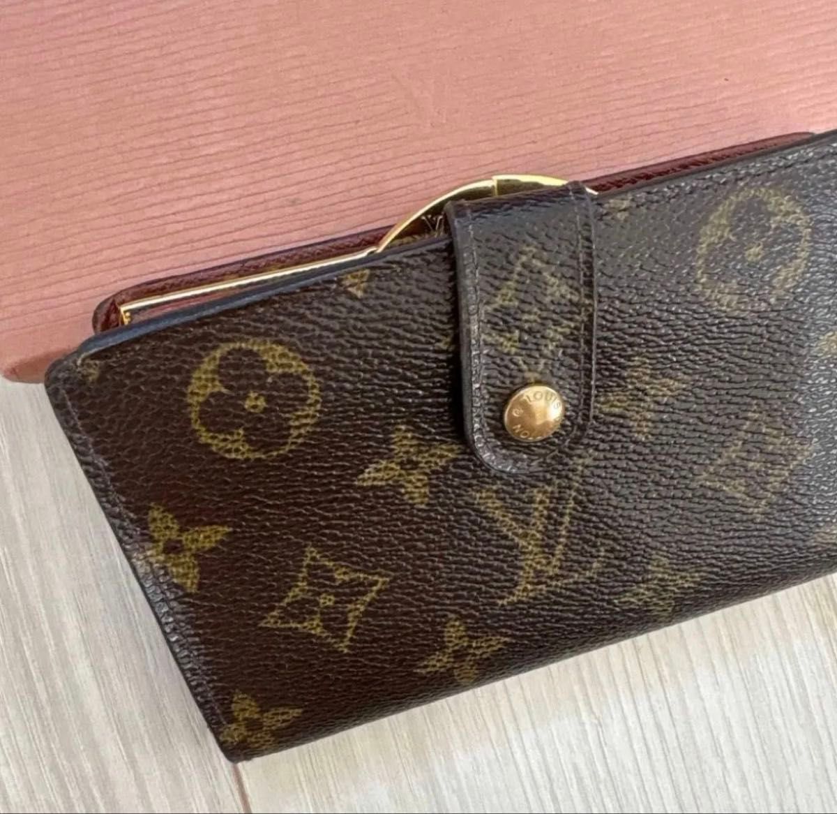 イニシャルなし♪ルイヴィトン ヴィエノワ モノグラム 二つ折り財布