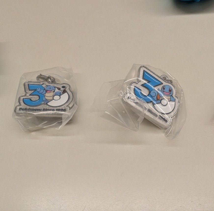 ポケモン 30周年メタルチャームマスコット 3個セット ゼニガメ