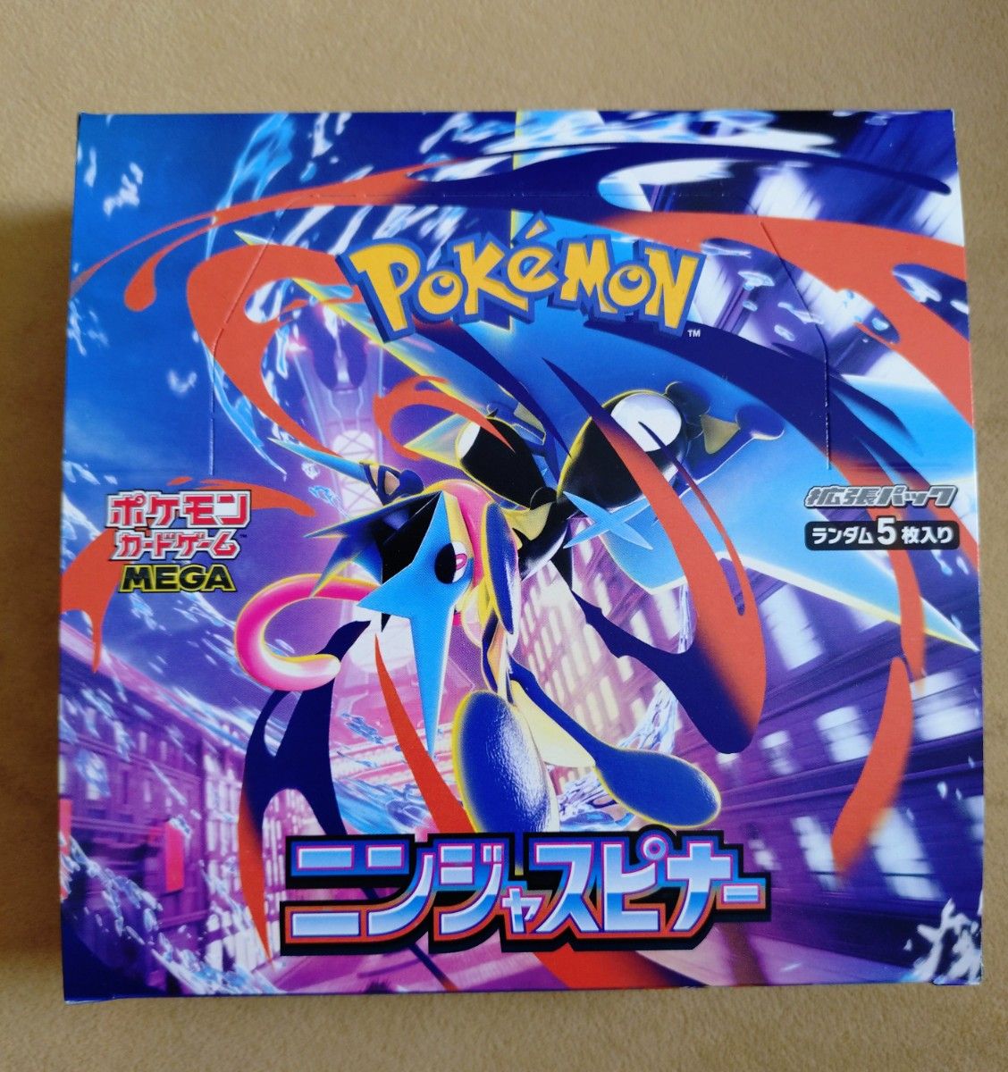 ポケモンカードゲーム MEGA ニンジャスピナー BOX シュリンク無し
