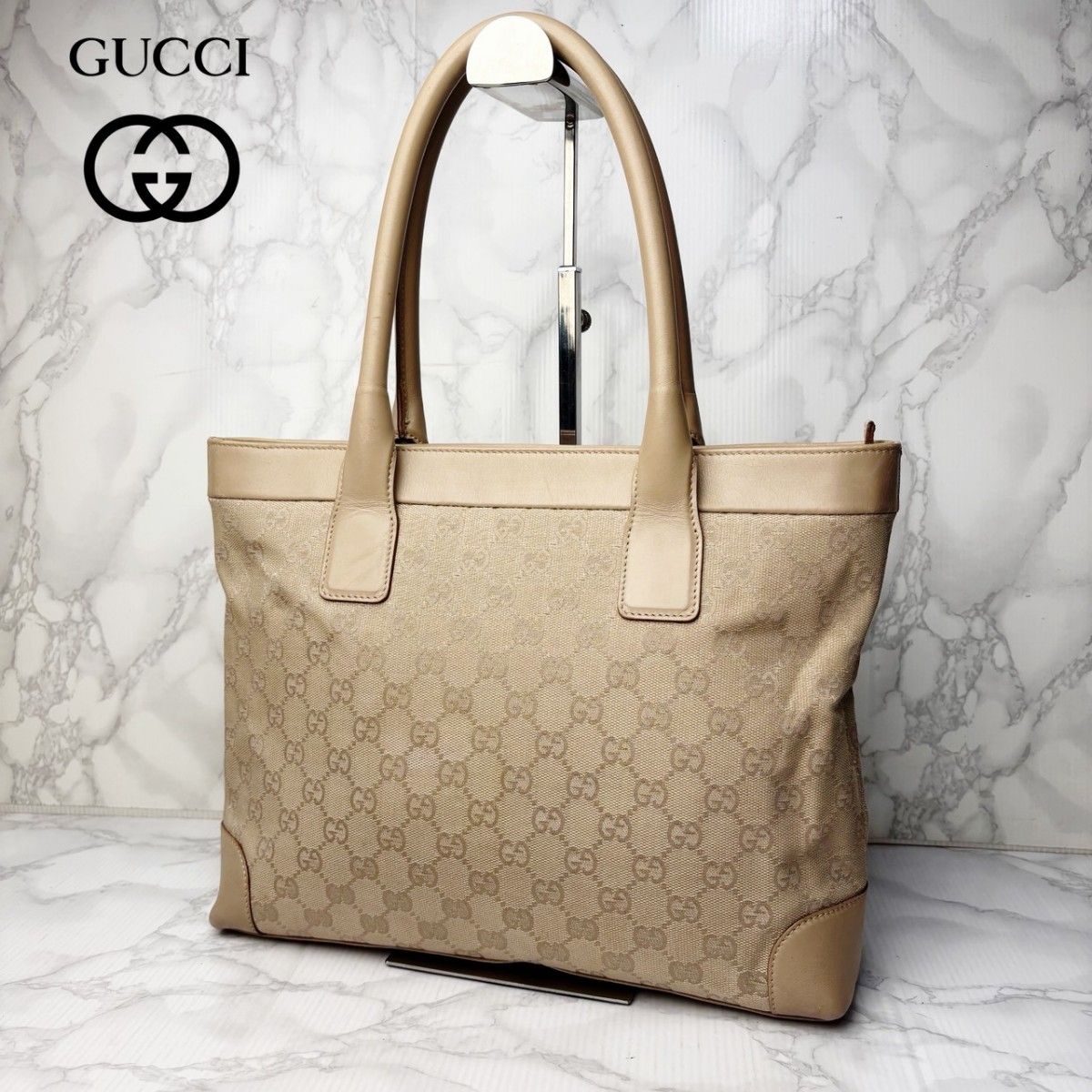 極美品 150 GUCCI グッチ トートバッグ ハンドバッグ GG柄 | Shop at 
