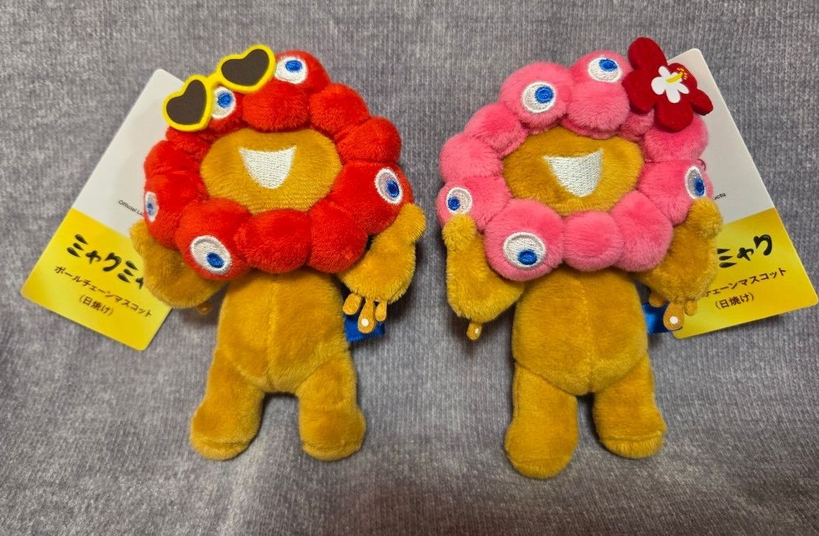 新品】ミャクミャク ボールチェーンマスコット 推しカラー