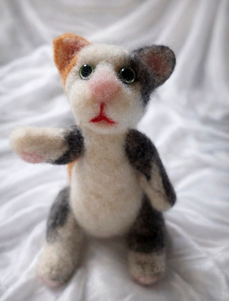 ハンドメイド ぬいぐるみ 作家様 猫 ネコ にゃむ マスコット | Shop at