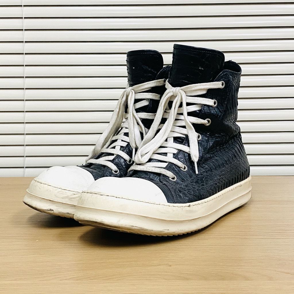 rick owens リックオウエンス 蛇革 レザー ショルダーバッグ クラブ