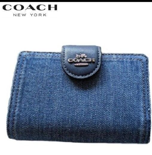新品 正規品☆COACH コーチ コインケース デニム キルティング | Shop 