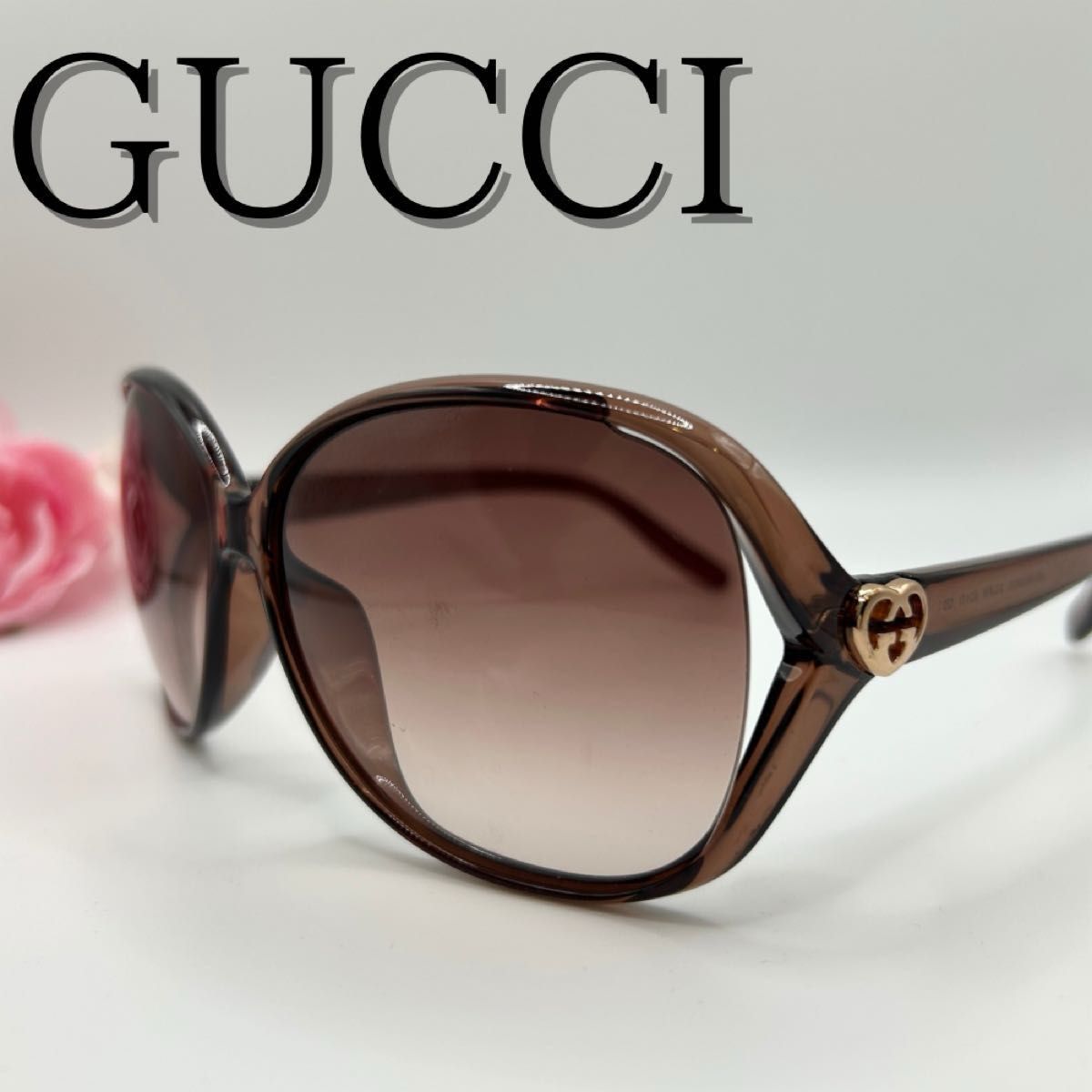 人気モデルケース付 GUCCI グッチ サングラス ハート べっ甲調GG3548 人気モデルケース付 GUCCI グッチ サングラス ハート べっ甲調GG3548