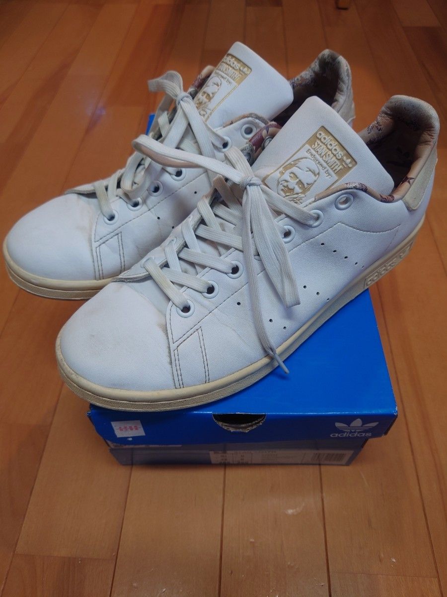 スタンスミス アディダス adidas STAN SMITH 黒 ブラック26.5cm M20327 