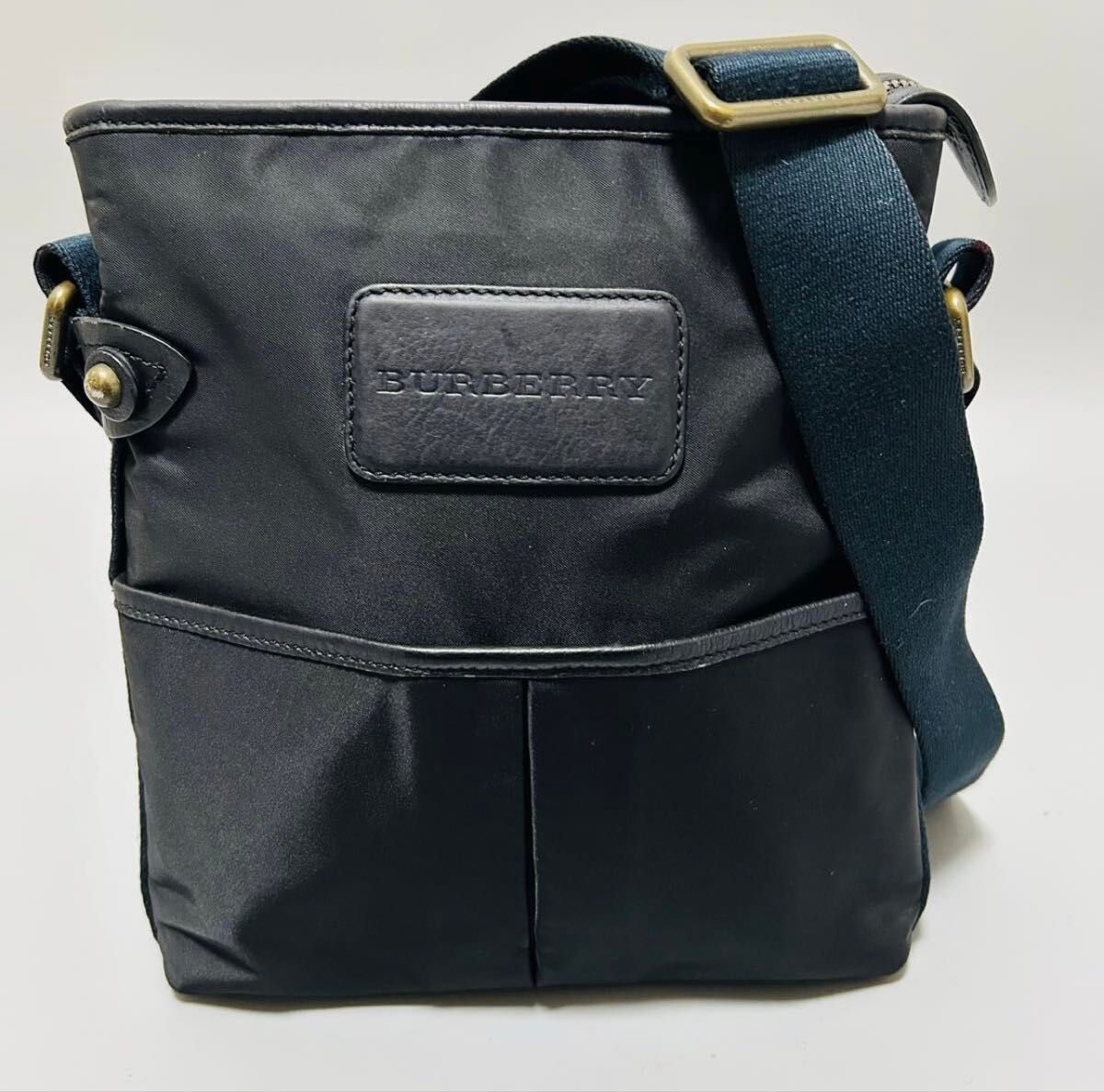 美品】BURBERRY バーバリーブラックレーベル ショルダーバッグ ノバ