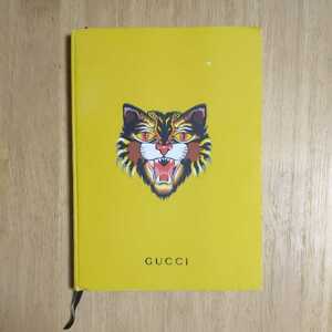 GUCCI angry cat ノート　猫