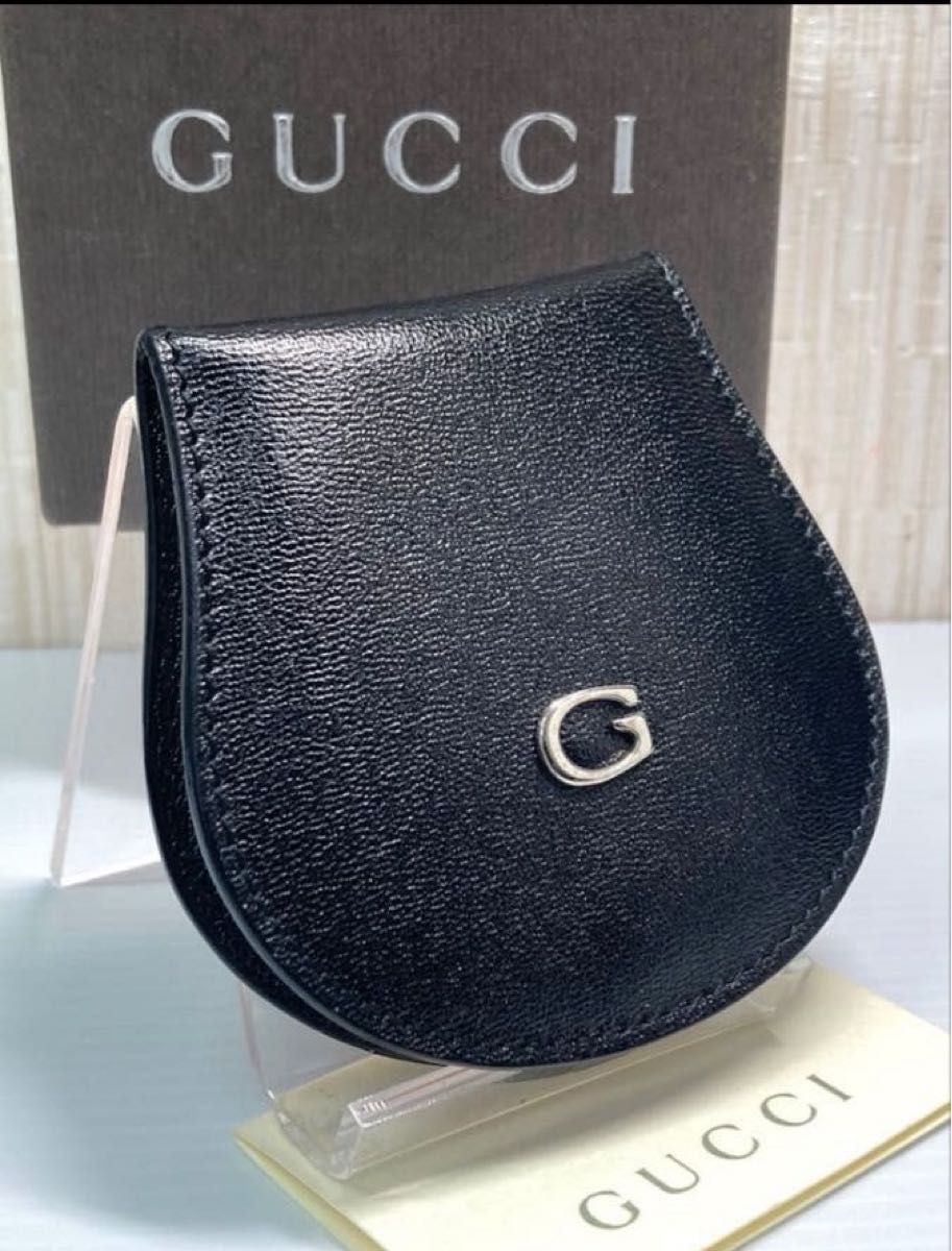 GUCCI グッチ 6連キーケース Gロゴ レザー ブラック×シルバー金具 GUCCI（グッチ） 【中古】GUCCI キーケース 6連【やや傷や使用感あり