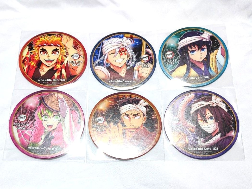 鬼滅の刃☆ufotable cafe☆ポイント交換☆コースターケース☆4種類・無