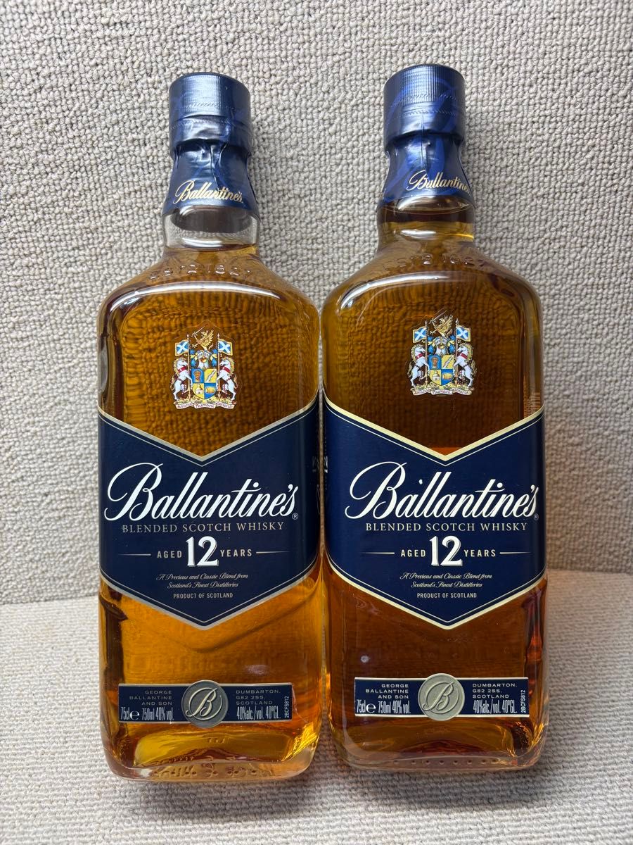 バランタイン 12年 4本セット ウイスキー 700ml 終売品 Ballantine