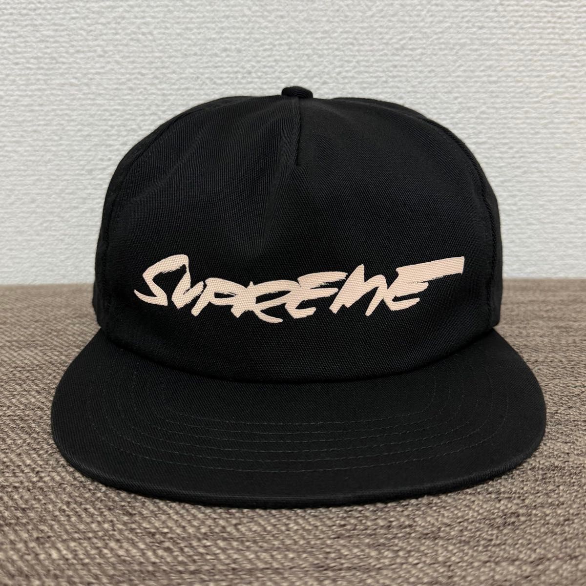 ほぼ新品 Supreme Underline 5-Panel Cap Black 20ss 2020年 ブラック