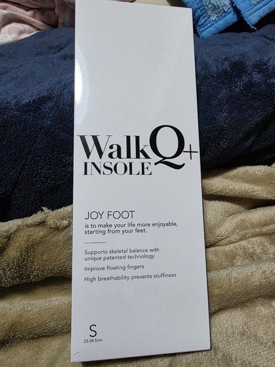 WalkQ+ INSOLE ウォーキュットインソール Sサイズ 23-24.5cm 2個