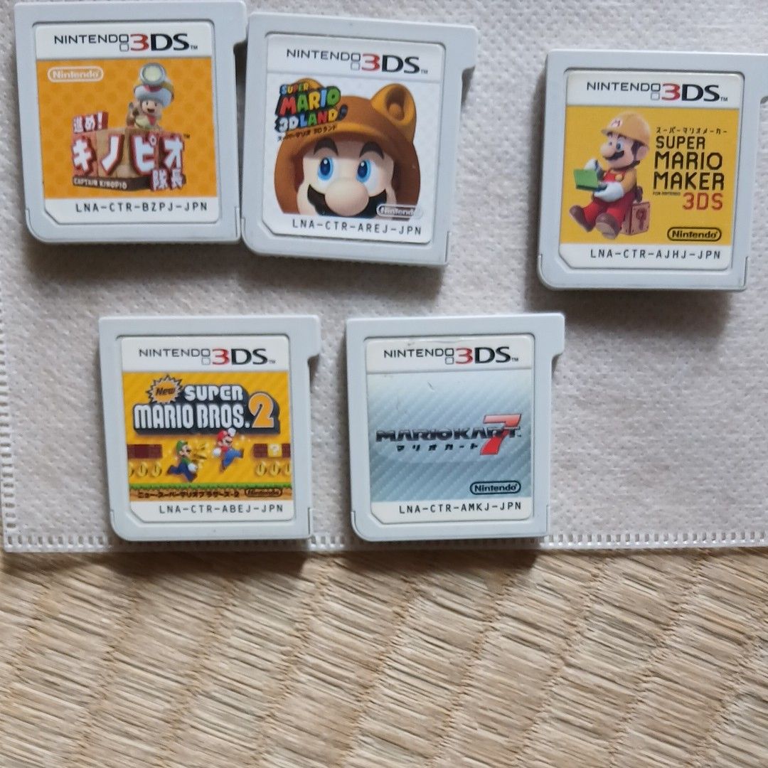 3DSソフト マリオカート7 スーパーマリオ3Dランド 4本まとめて