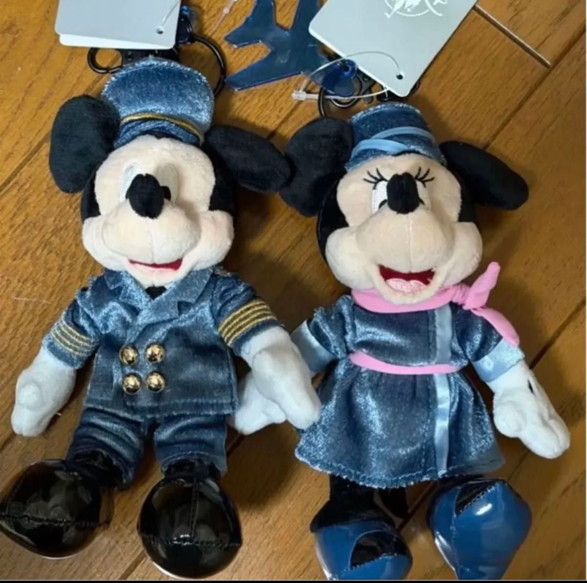 ミッキー ディズニーストア ぬいぐるみ キーチェーン ミニーの日
