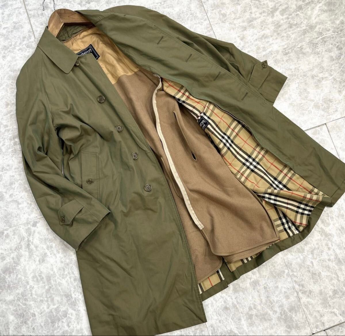 バーバリー ナイロン ロング コート ジャケット ライナー付き | Shop