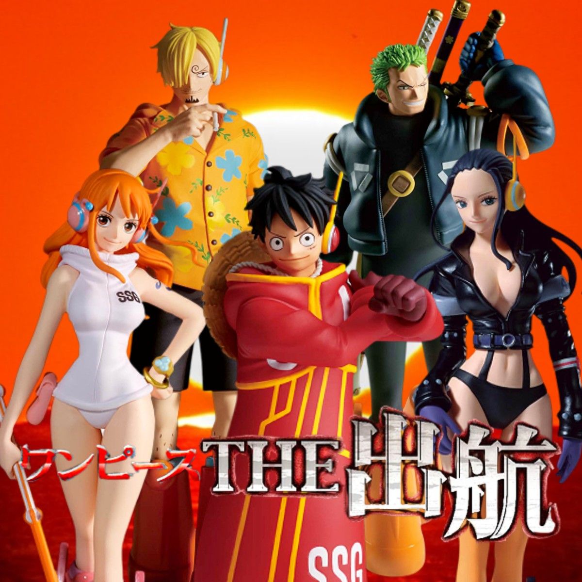 THE 出航 ワンピース フィギュア まとめ売り ナミ コビー ニコ・ロビン ワンピースTHE 出航 ニコロビン&ナミフィギュア | Shop at