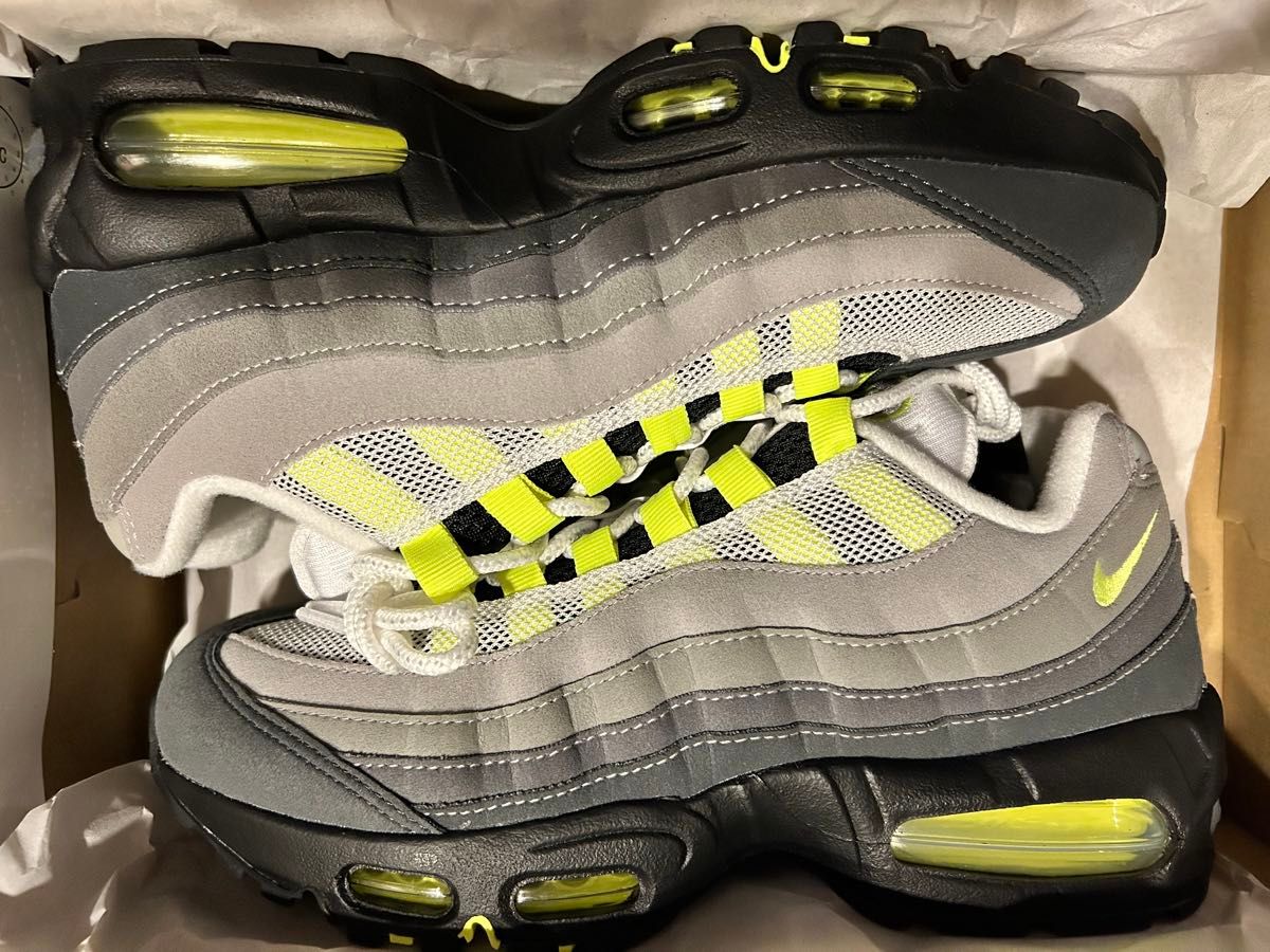 新品】Nike W Air Max 95 Big Bubble Neon Yellow エアマックス 95 