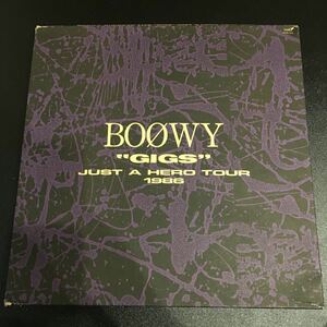 BOOWY “GIGS” JUST A HERO TOUR 1986 初回限定版 CD 氷室京介 布袋寅泰 松井常松 高橋まこと