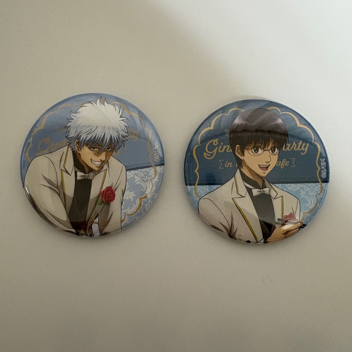 銀魂 THE FINAL ナムコ限定 和紙風缶バッジ 志村新八 2個セット | Shop