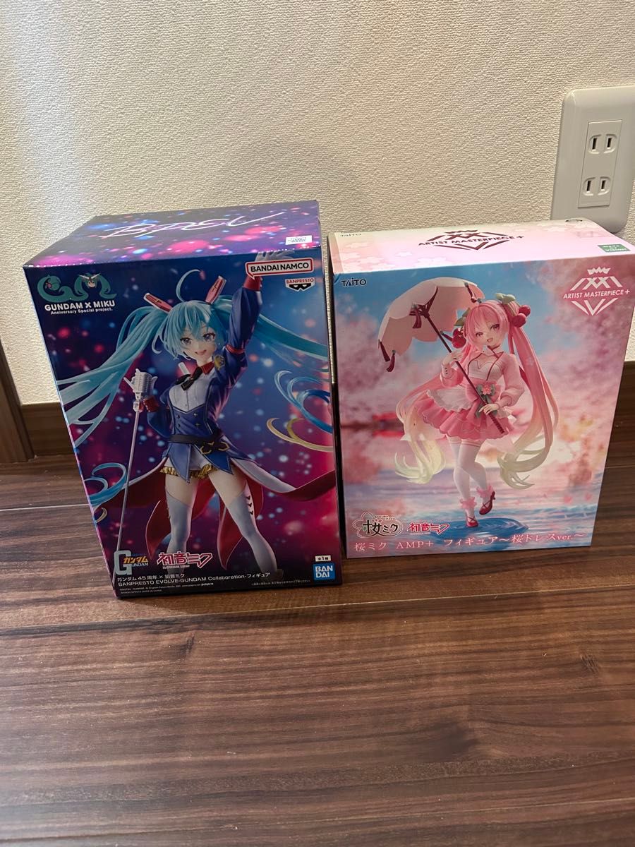 初音ミク フィギュア 7体セット まとめ売り ガンダムコラボ 桜ミク