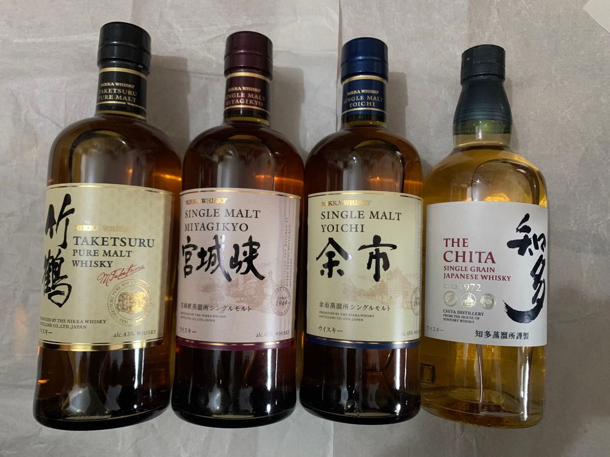 グレンモーレンジ10年 ミニボトル サントリー角瓶3本セット 古酒 未