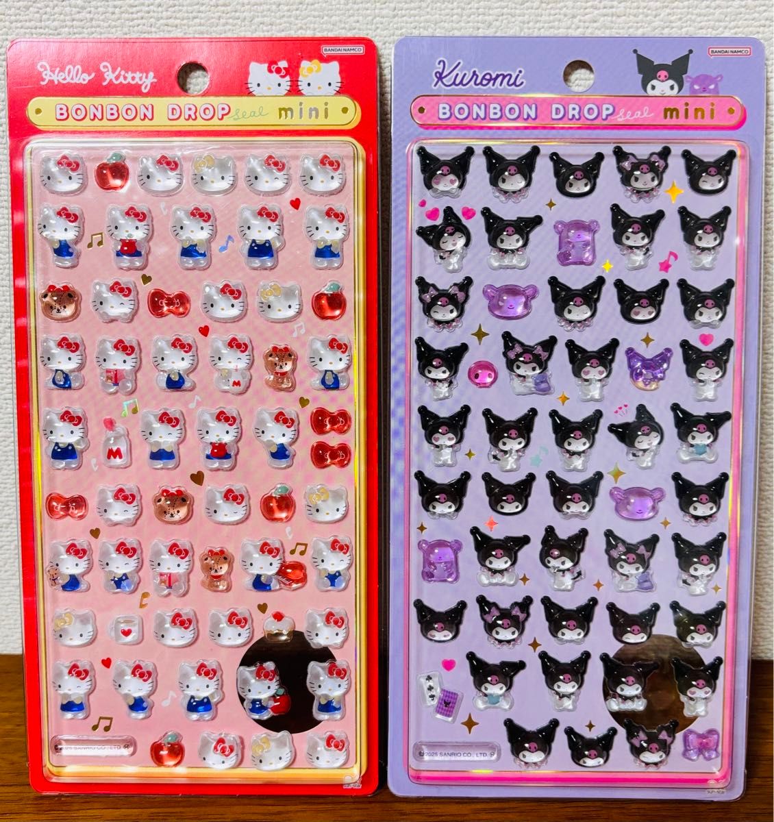 ボンボンドロップシール mini サンリオ ハローキティ 赤 キティ レッド