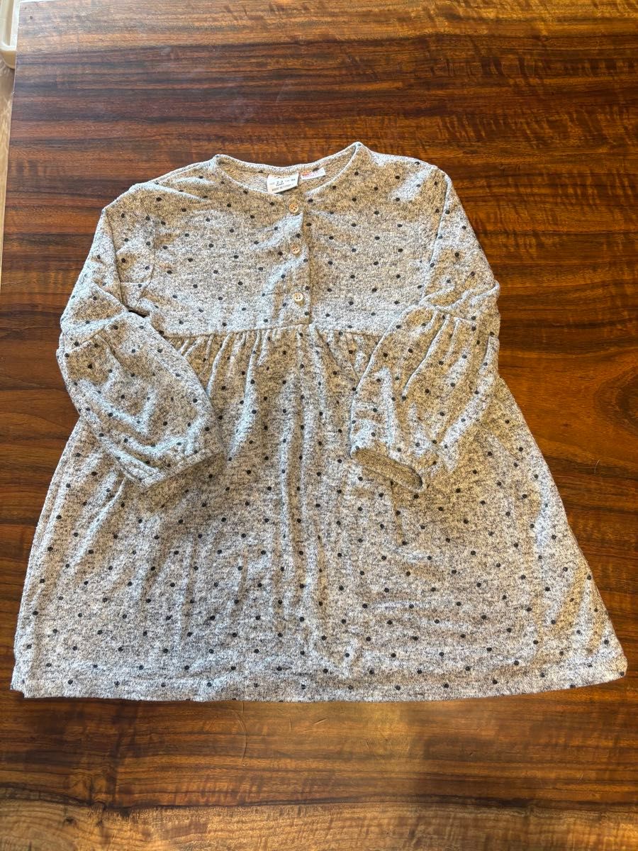大人気 ZARA クロシェニット フラワーワンピース 98cm | Shop at