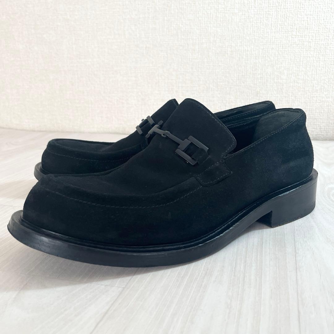 GUCCI グッチ ホースビットローファー スエード ブラック | Shop at